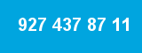 927 437 87 11 927 437 87 11
